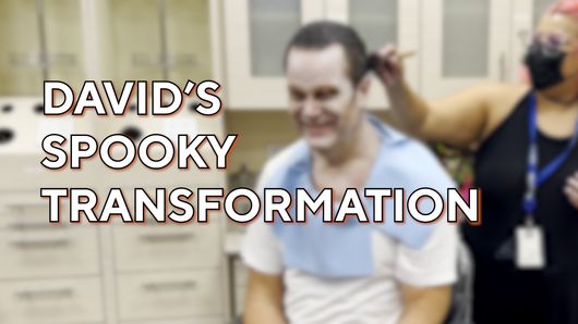 David's Spooky Transformation - Behind the Scenes of Screaming Steals