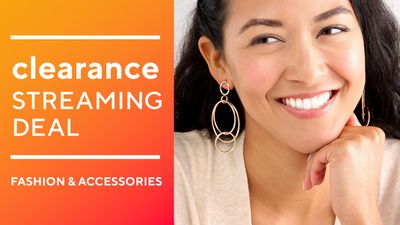 Clearance Streaming Deal - Joan Rivers Floating Circle Hoop Earrings